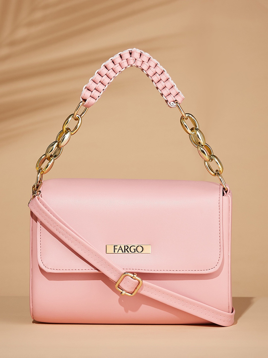 

FARGO Structured Sling Bag, Pink