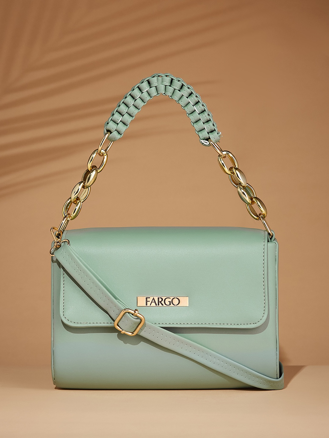 

FARGO Structured Handheld Bag, Green