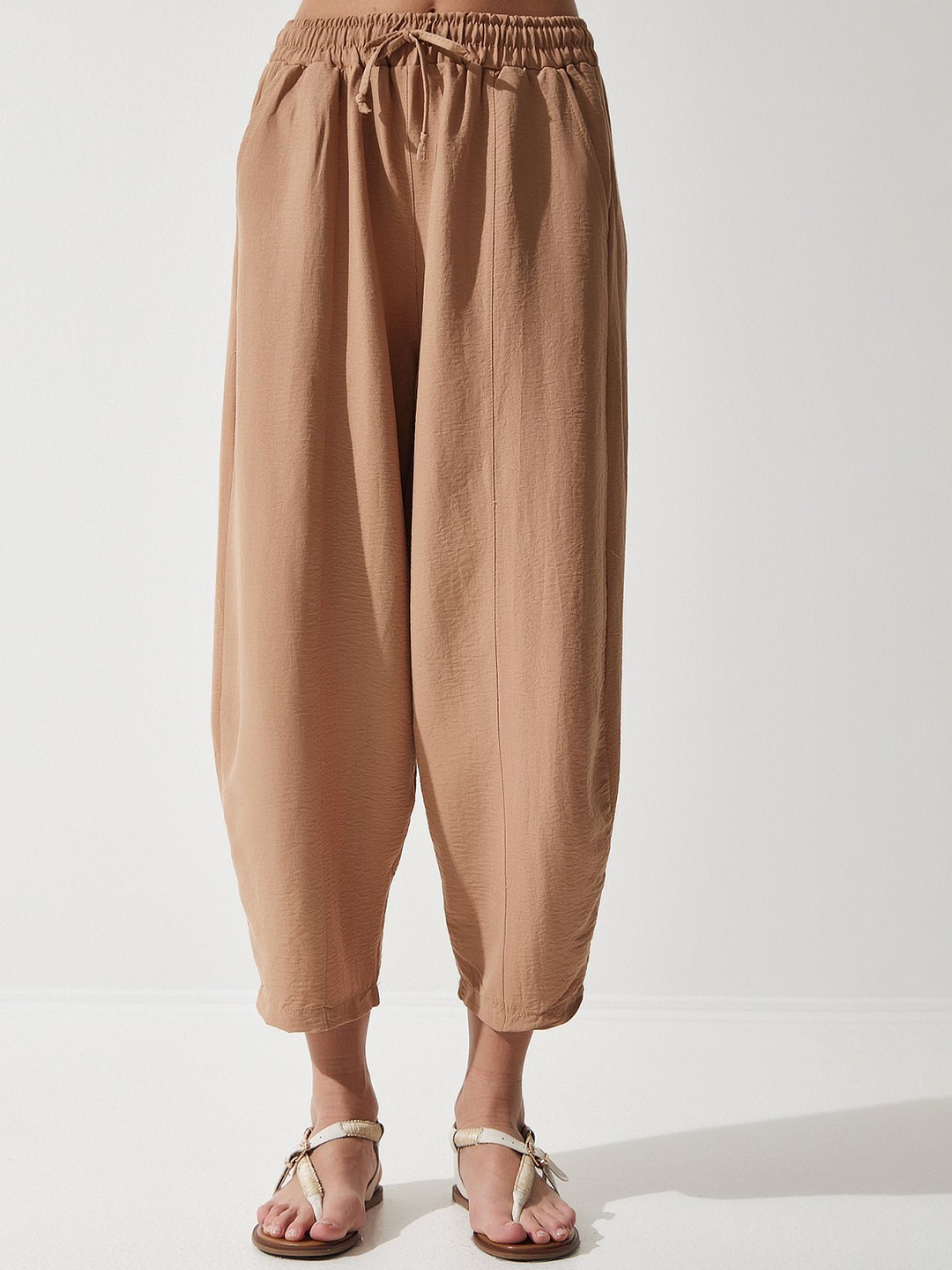 

Happiness istanbul Women Jodhpuris Trouser, Brown