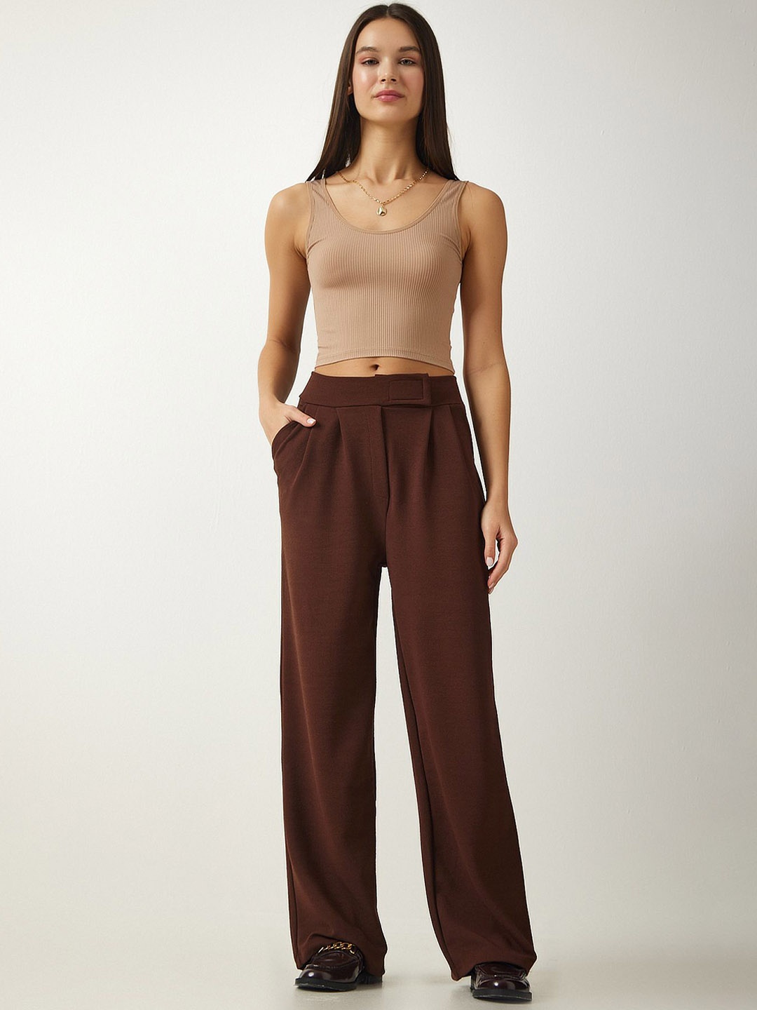 

Happiness istanbul Women Pleated Trouser, Na