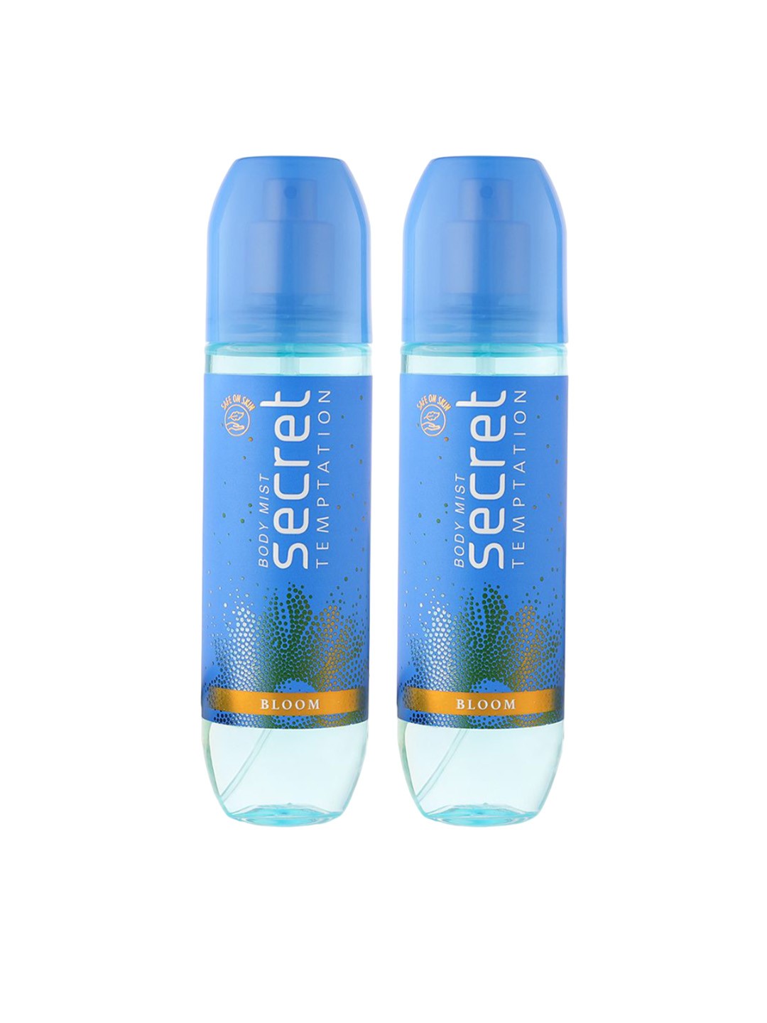 

Secret Temptation Women Set Of 2 Bloom Long Lasting Body Mist - 120ml Each, Blue