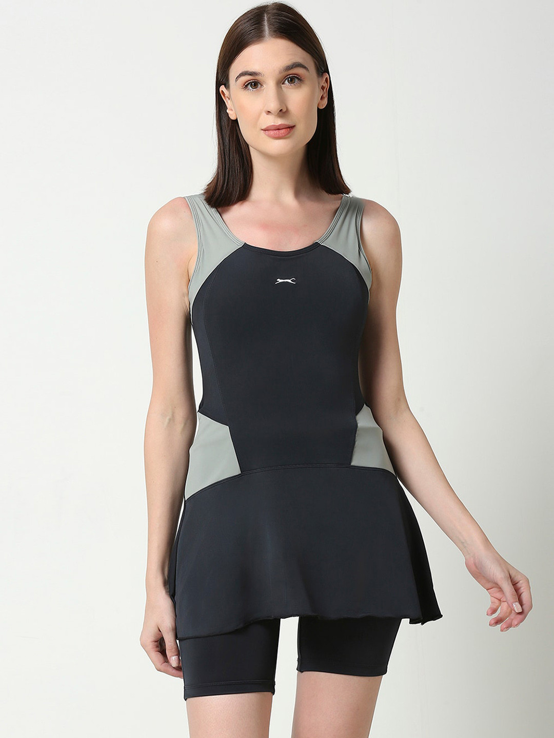 

Black Panther Women Sleeveless Frock Style Swimsuit