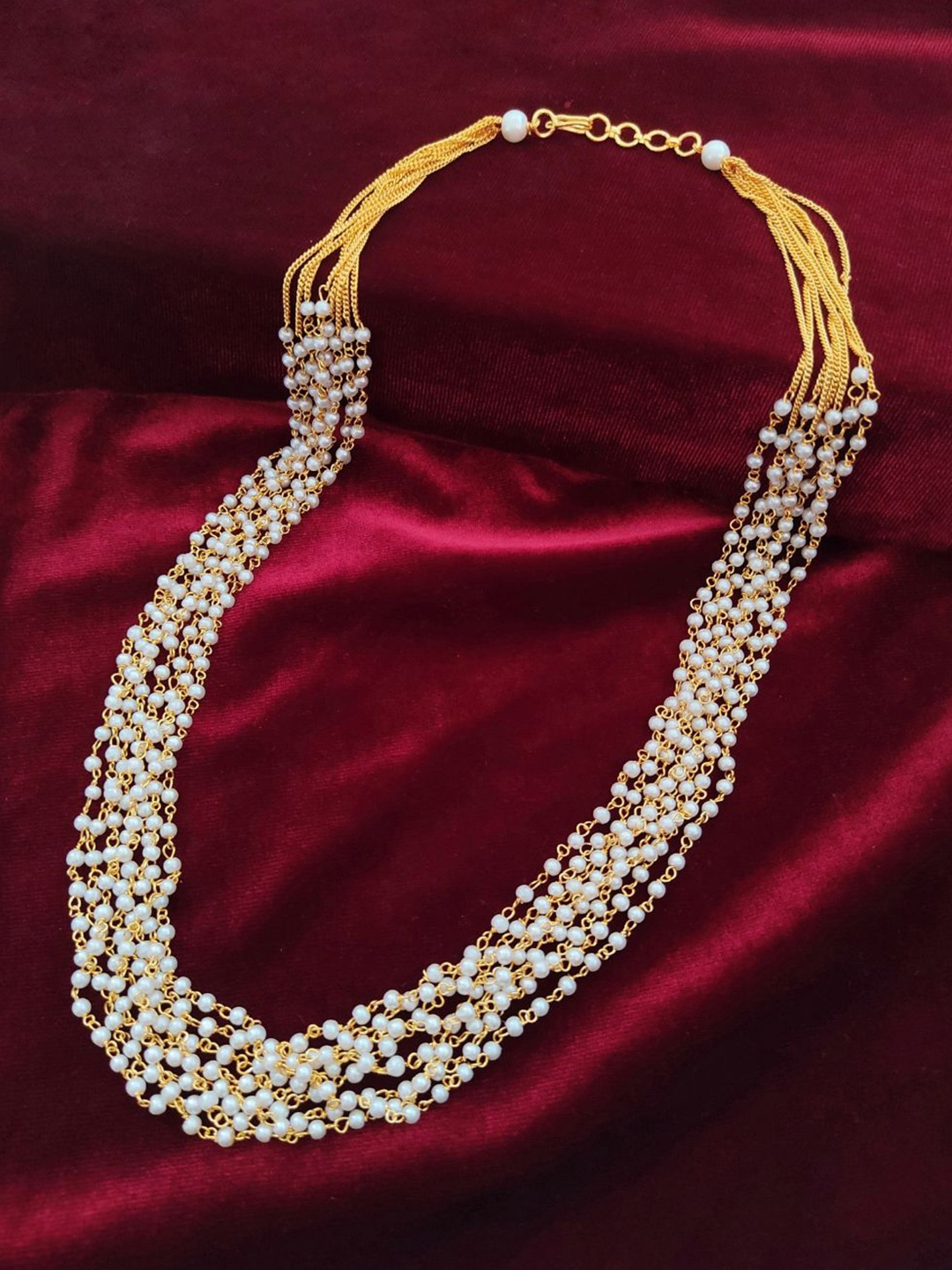 

Pihtara Jewels Gold Plated Pearl Necklace