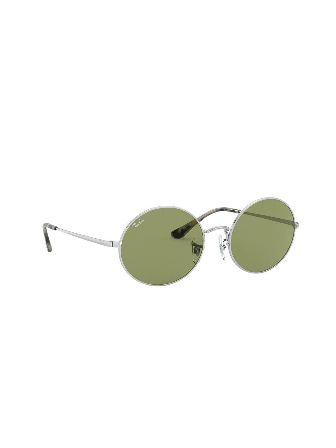 

Ray-Ban Unisex Rectangle Sunglasses with UV Protected Lens 8056597177450, Green