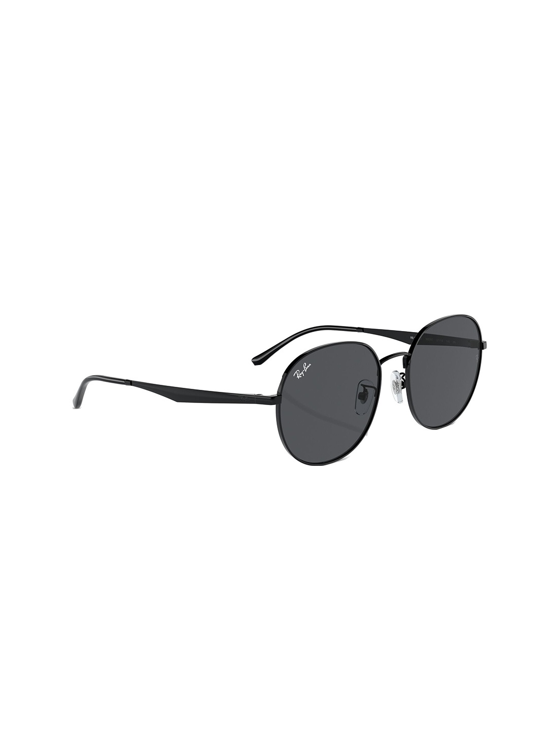 

RAY-BAN Unisex UV Protected Grey Lens Phantos Sunglasses - 0RB3727D002/8757, Black