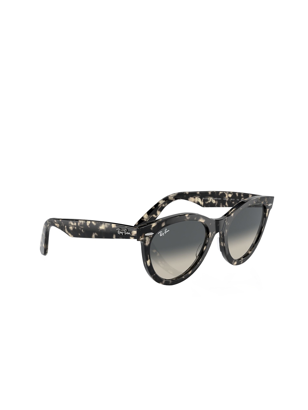 

RAY-BAN Unisex Gradient Grey Lens Oval Sunglasses - 0RB224113337154