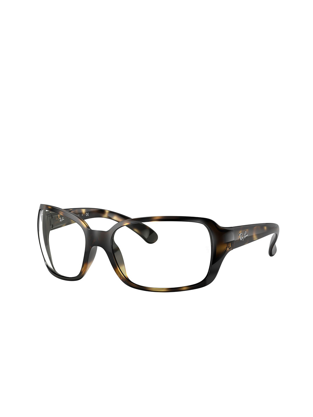

Ray-Ban Women Square Sunglasses with UV Protected Lens 8056597366779, Transparent