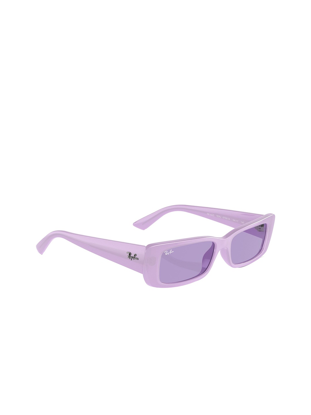 

Ray-Ban Pulse Unisex UV Protected Violet Lens Rectangle Sunglasses - 0RB442567581A54, Purple