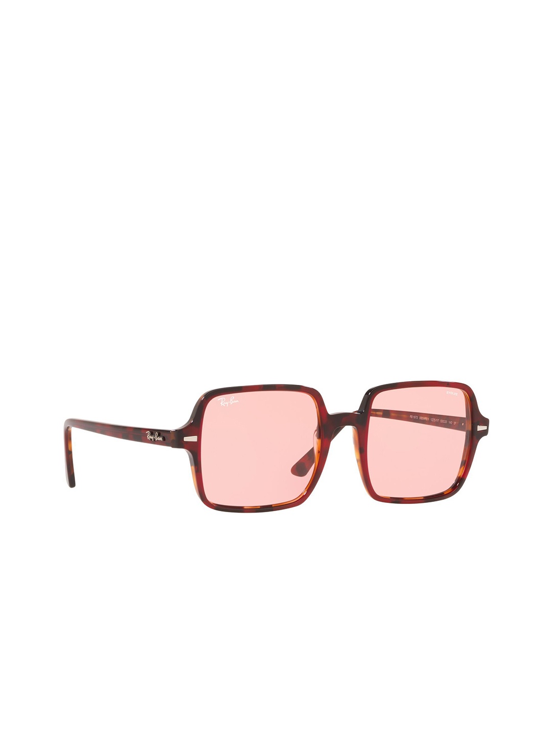 

Ray-Ban Women Square Sunglasses with UV Protected Lens 8056597156776, Pink