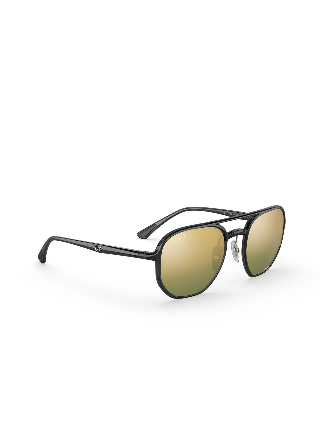 

Ray-Ban Unisex Square Sunglasses with Polarised Lens-8056597122986, Green
