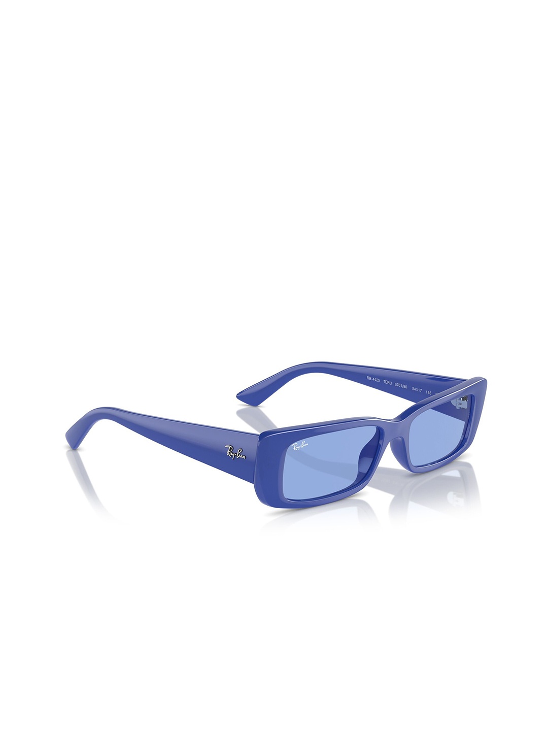 

RAY-BAN Pulse Unisex UV Protected Blue Lens Rectangle Sunglasses - 0RB442567618054