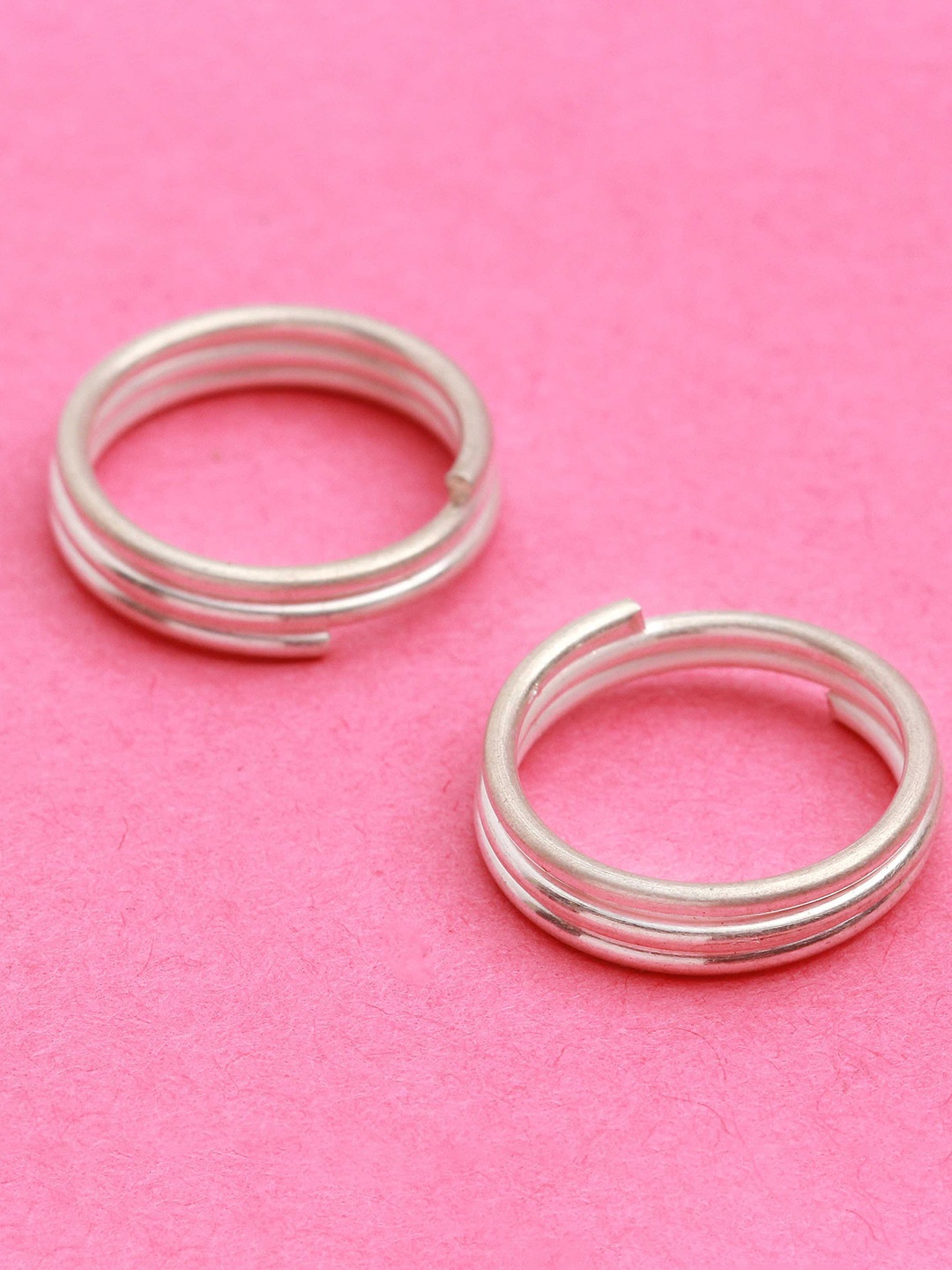 

Unniyarcha 92.5 Silver Dual Spiral Sterling Silver Toe Ring
