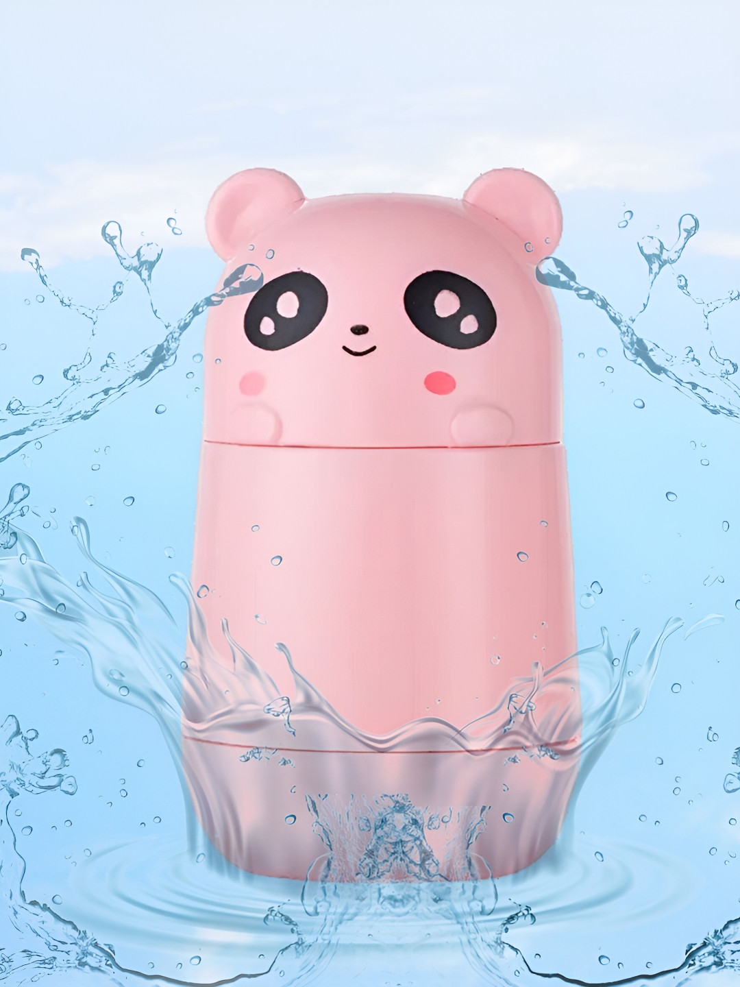 

WELOUR Pink Glass Printed Water Bottle 350 ml