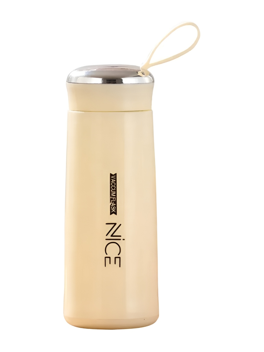 

WELOUR White Glass Printed Water Bottle