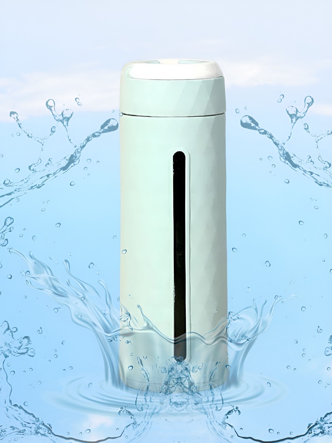 

WELOUR Green Glass Water Bottle 400 ml
