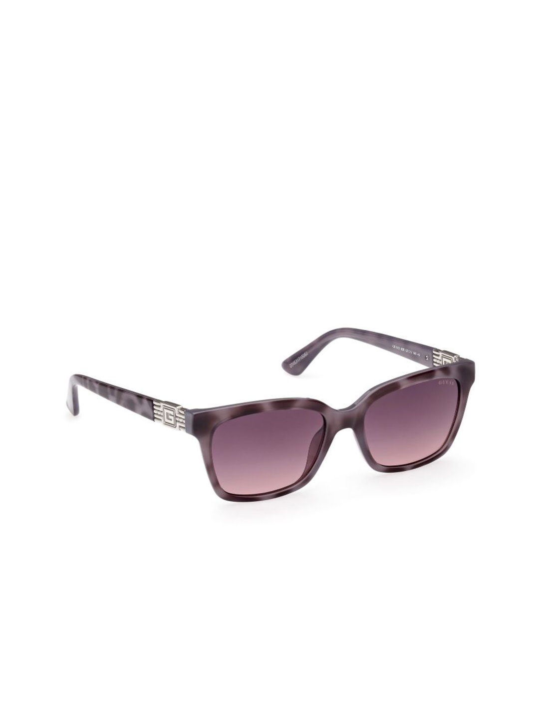 

GUESS Unisex Rectangle Sunglasses with UV Protected Lens GUS786983B53SG, Grey