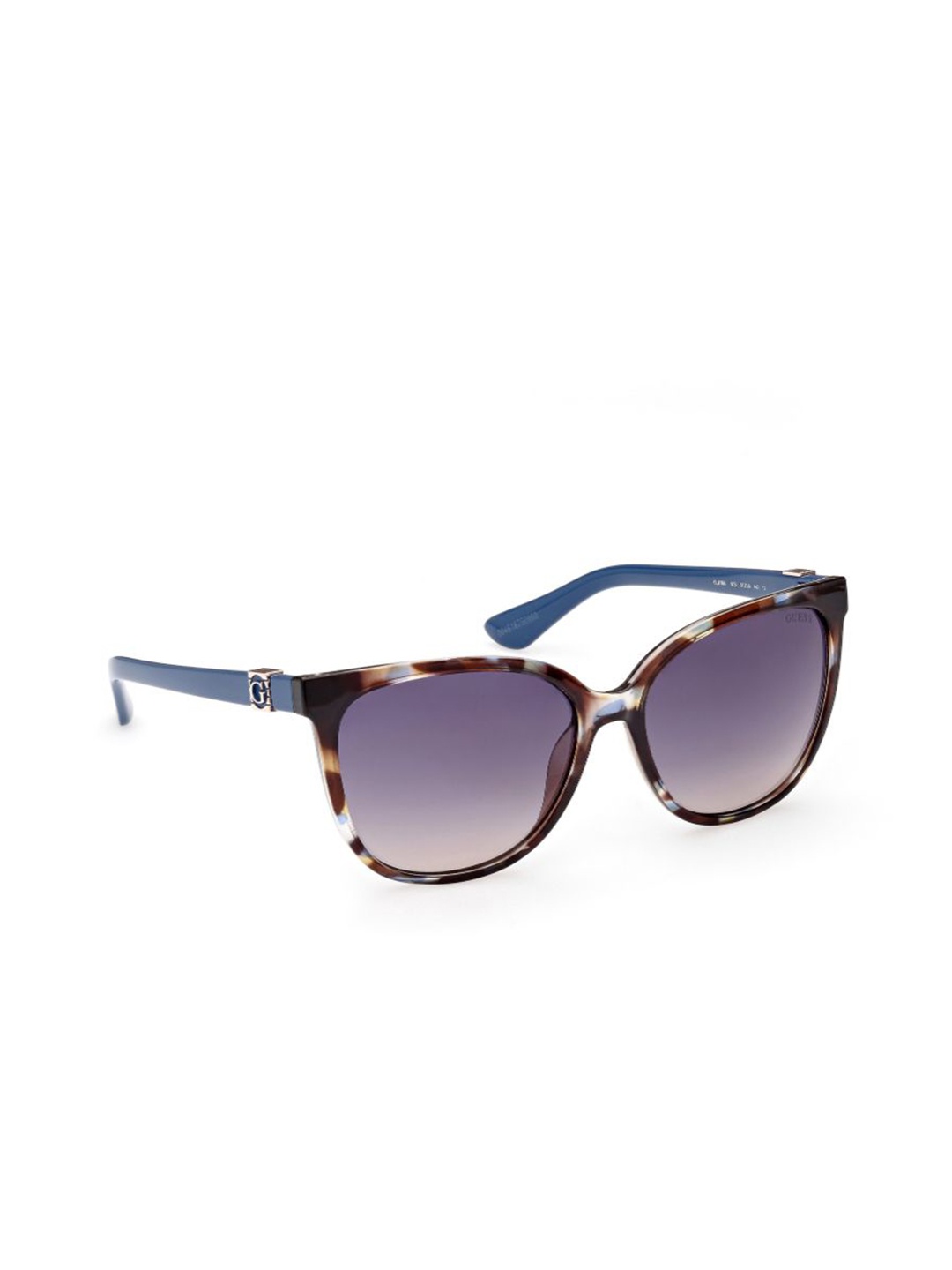 

GUESS Unisex Cateye Sunglasses with UV Protected Lens GUS786492B58SG, Purple