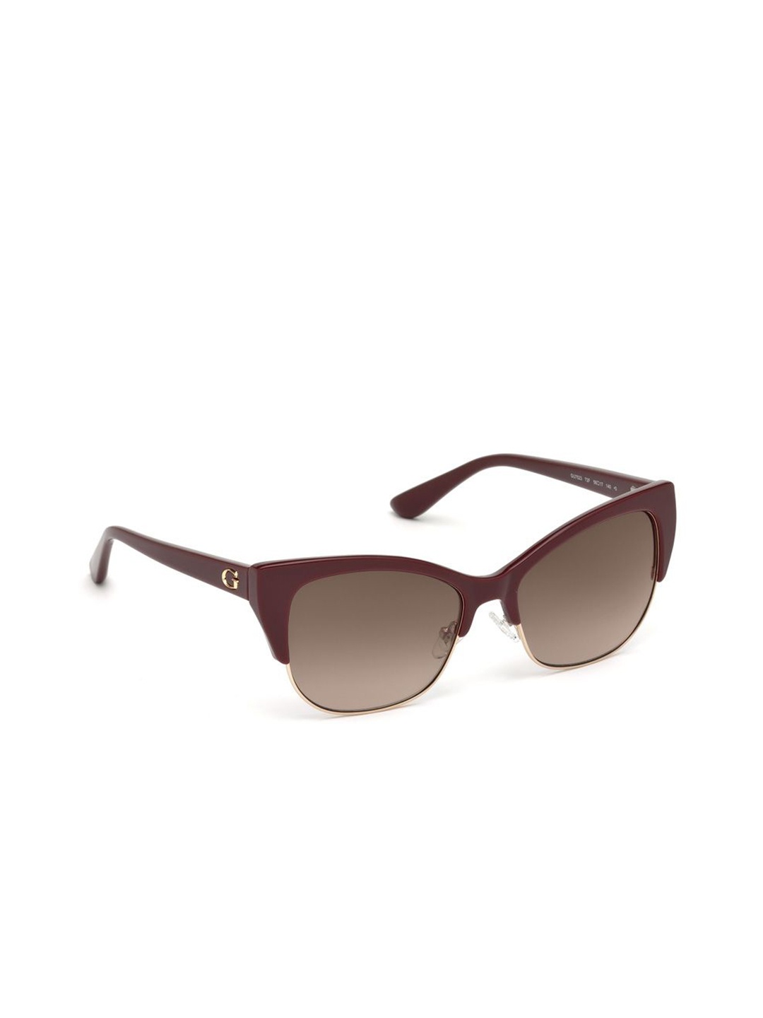 

GUESS Unisex Square Sunglass With UV Protected Lens GUS75235672FSG, Brown