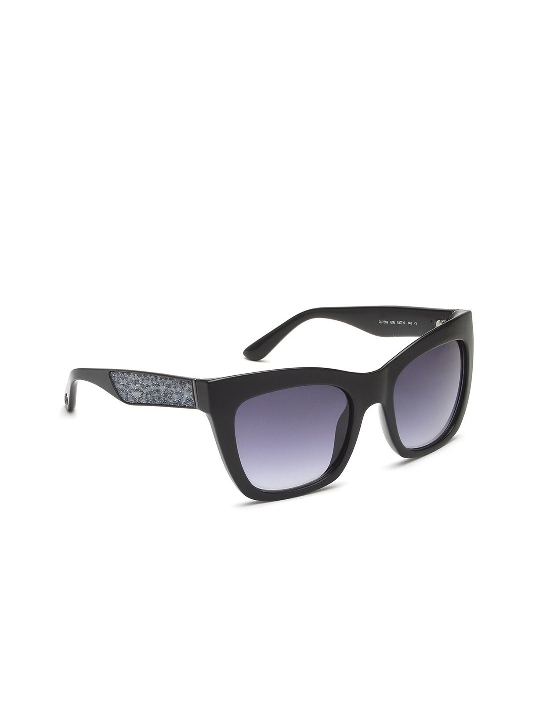 

GUESS Women Rectangle Sunglasses with UV Protected Lens GUS75095301BSG, Grey