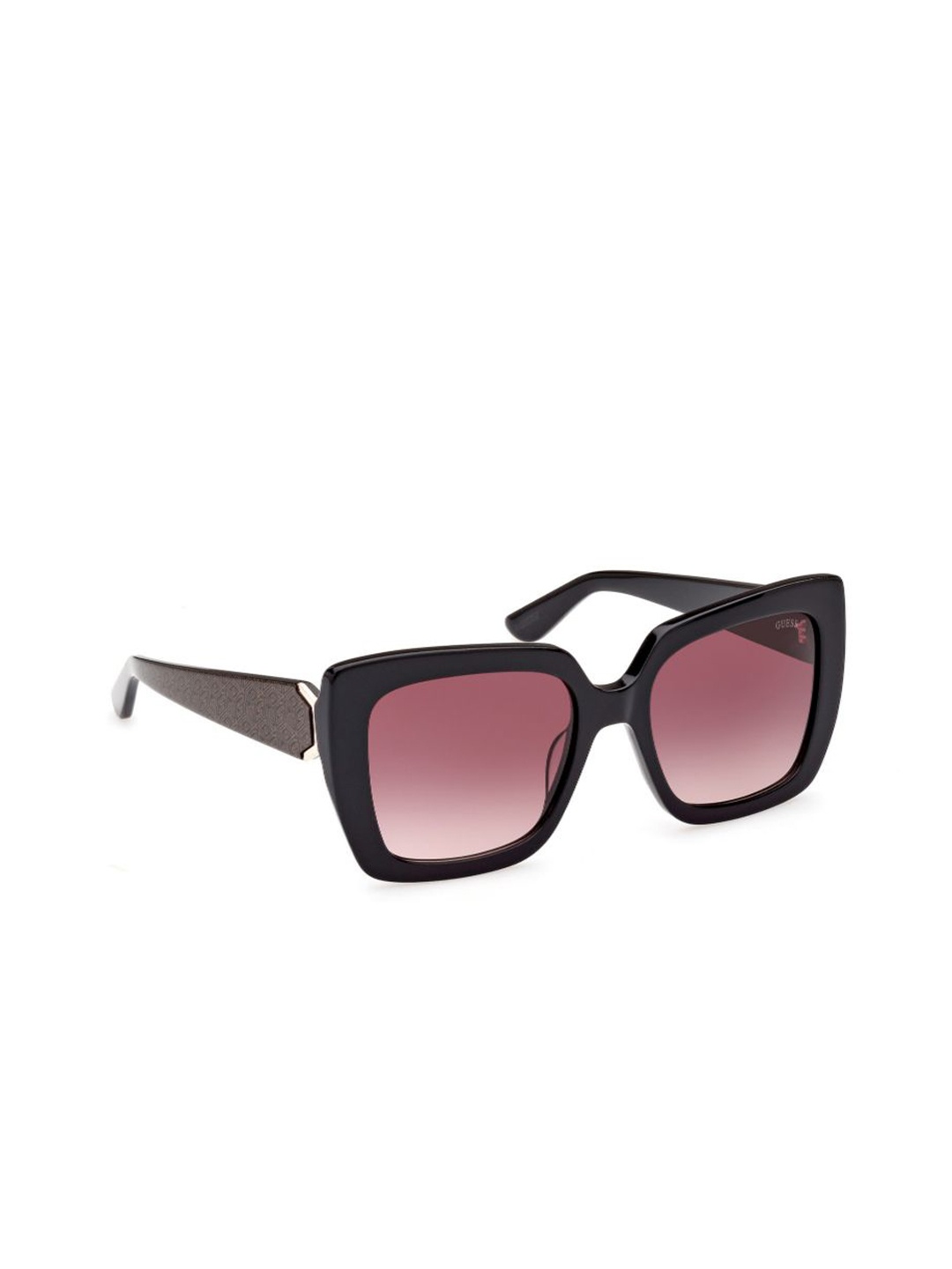 

GUESS Unisex Square Sunglasses with UV Protected Lens GUS78895301TSG, Pink