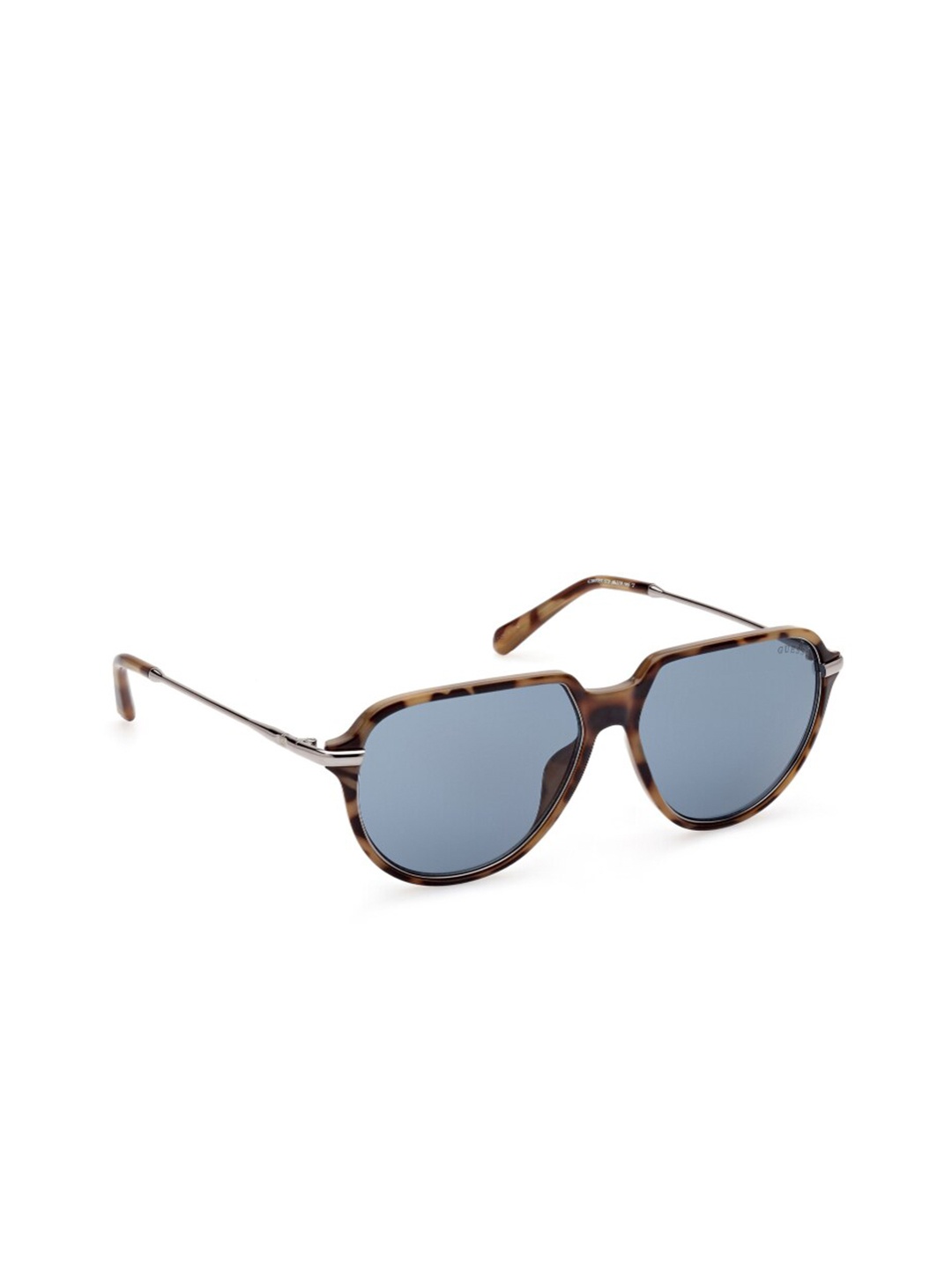

GUESS Men Aviator Sunglasses with UV Protected Lens GUS000675653VSG, Blue