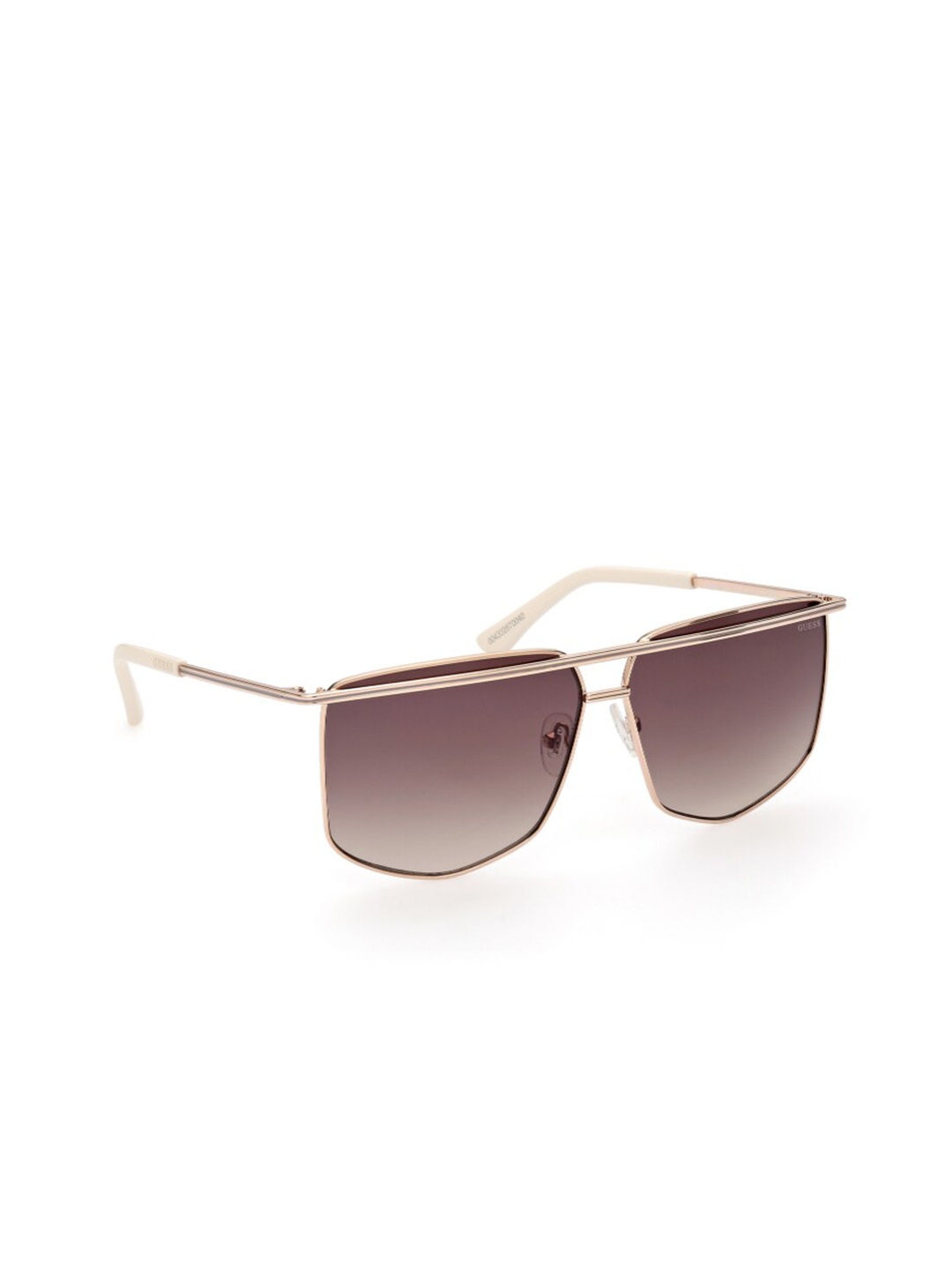 

GUESS Unisex Square Sunglasses with UV Protected Lens GUS78516332FSG, Brown