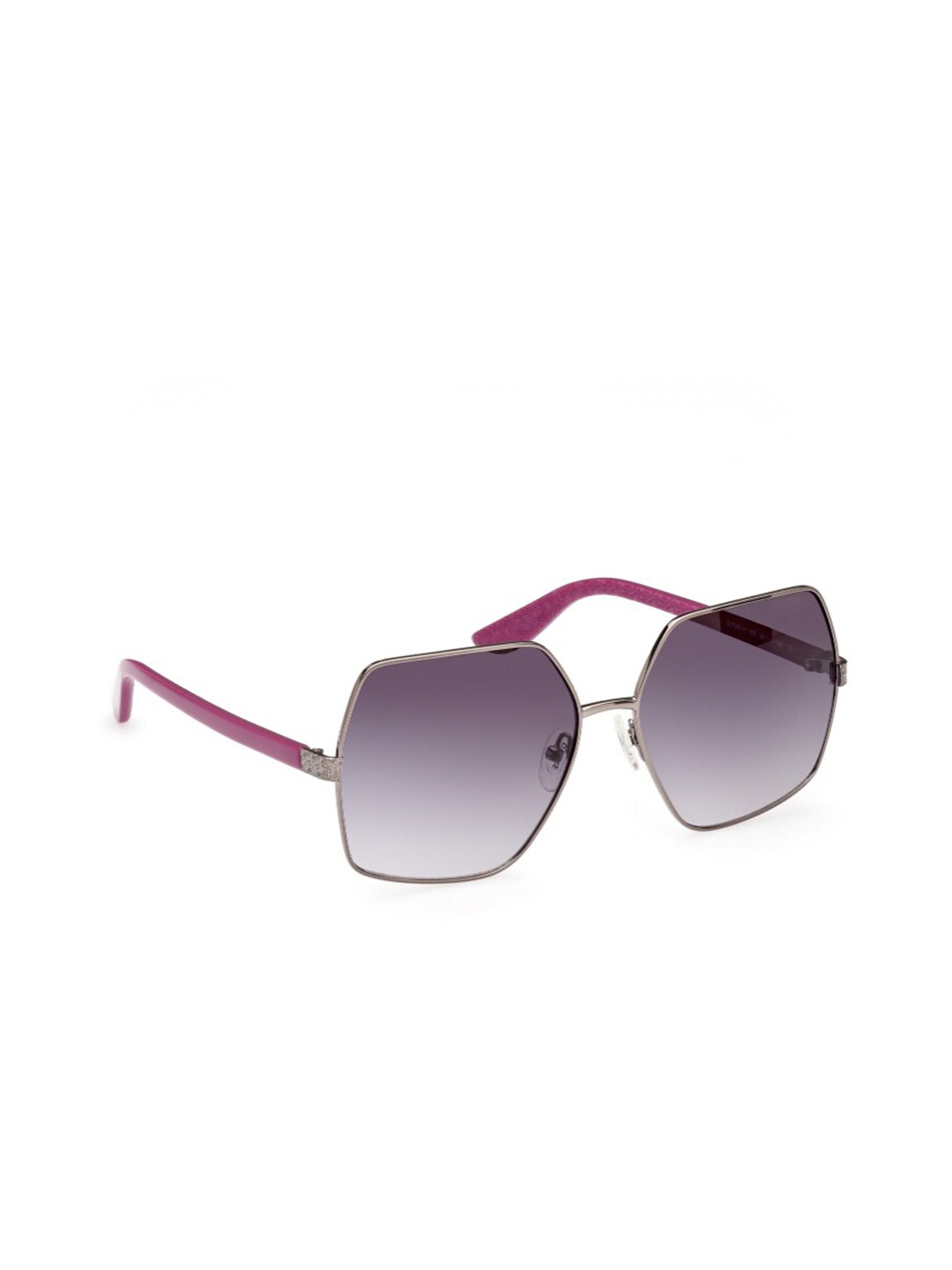 

GUESS Unisex Square Sunglasses with UV Protected Lens GUS7881-H5810BSG, Purple