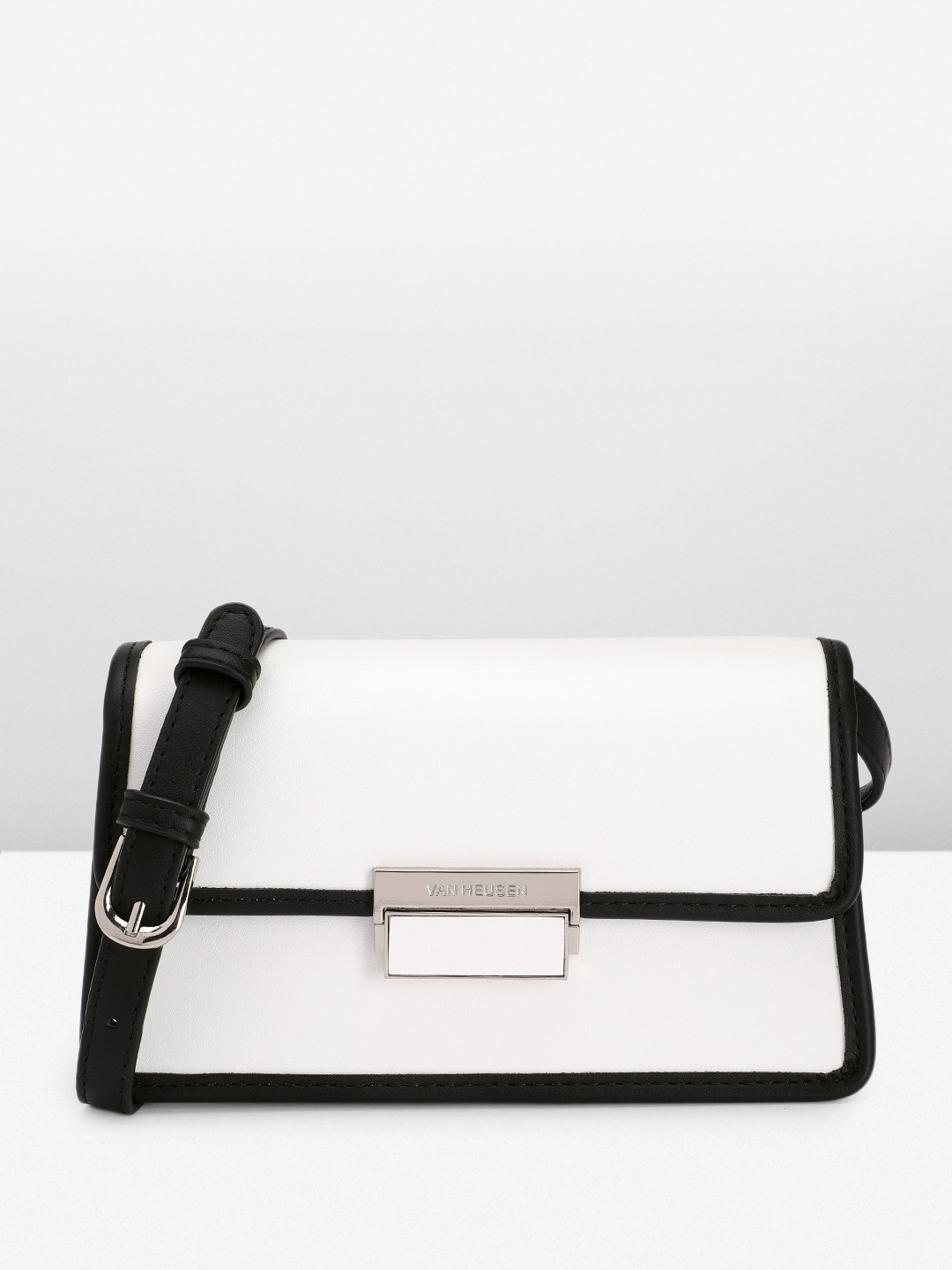 

Van Heusen Solid Shoulder Bag, White