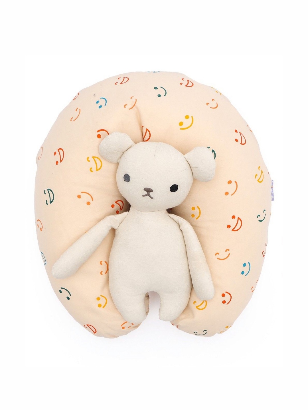 

MiArcus Peach-Coloured Baby Neck & Head Support Pillow