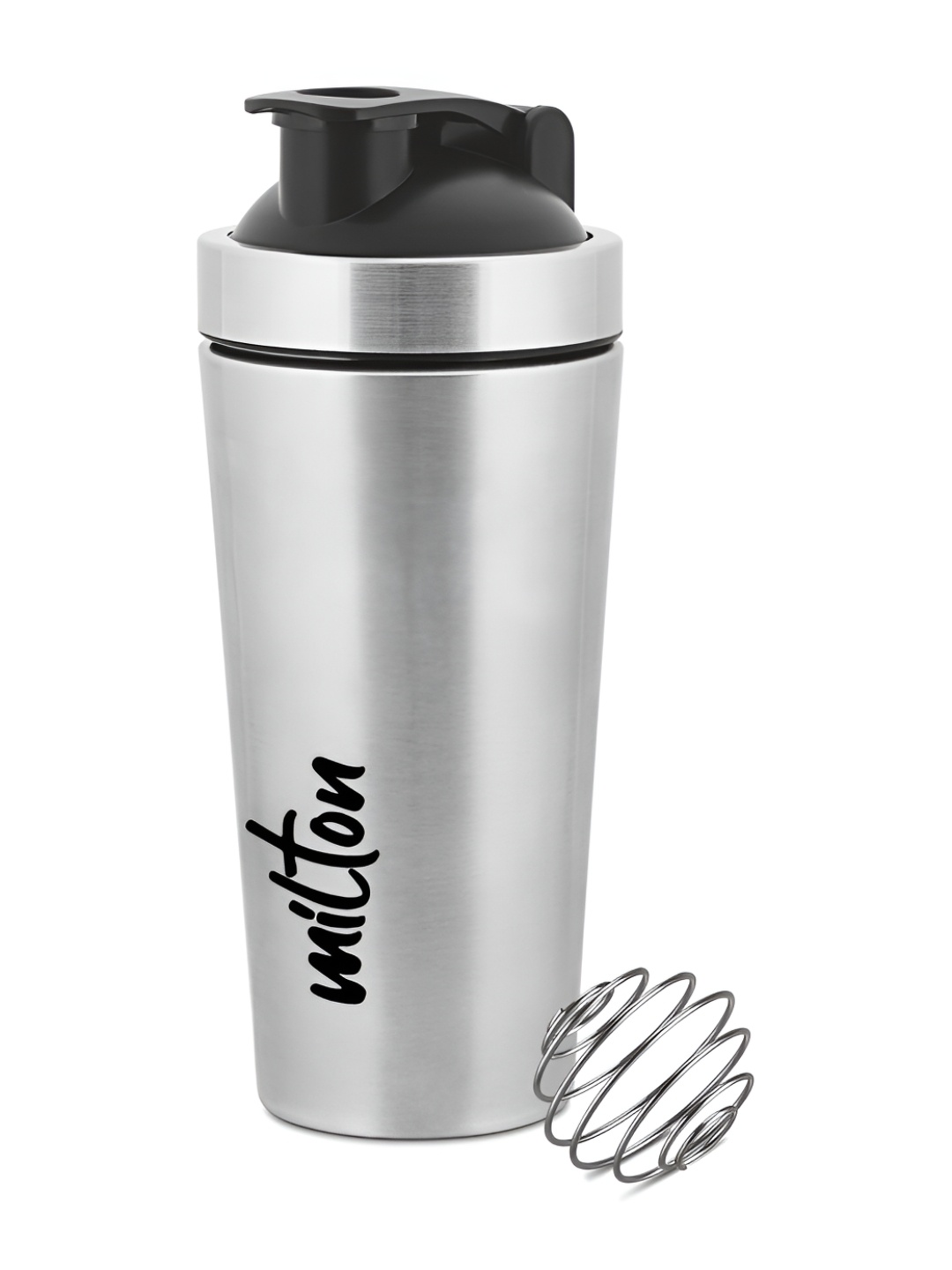 

Milton Silver ProMix SS Shaker with Blending Ball Protein Shaker/Sipper Bottle - 739ml