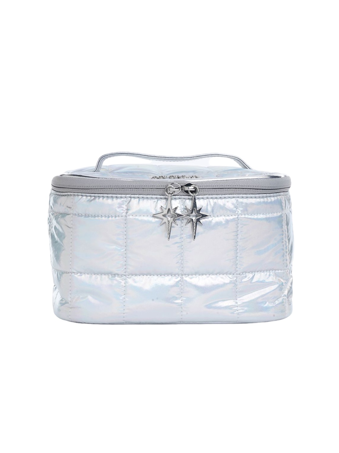 

Colorbar Textured Makeup Pouch, Silver