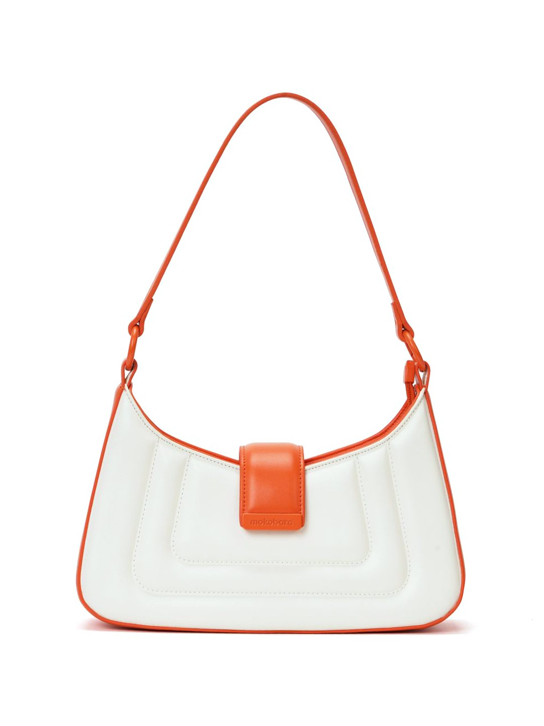 

MOKOBARA Leather Shopper Hobo Bag, White