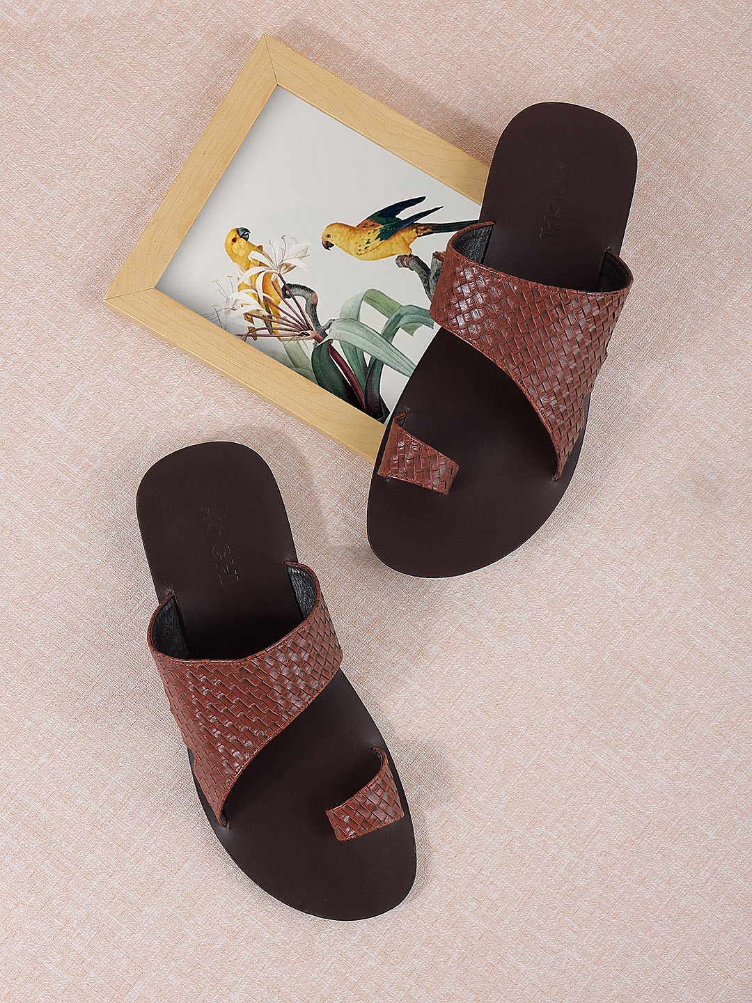 

Metro Men Tan Comfort Sandals