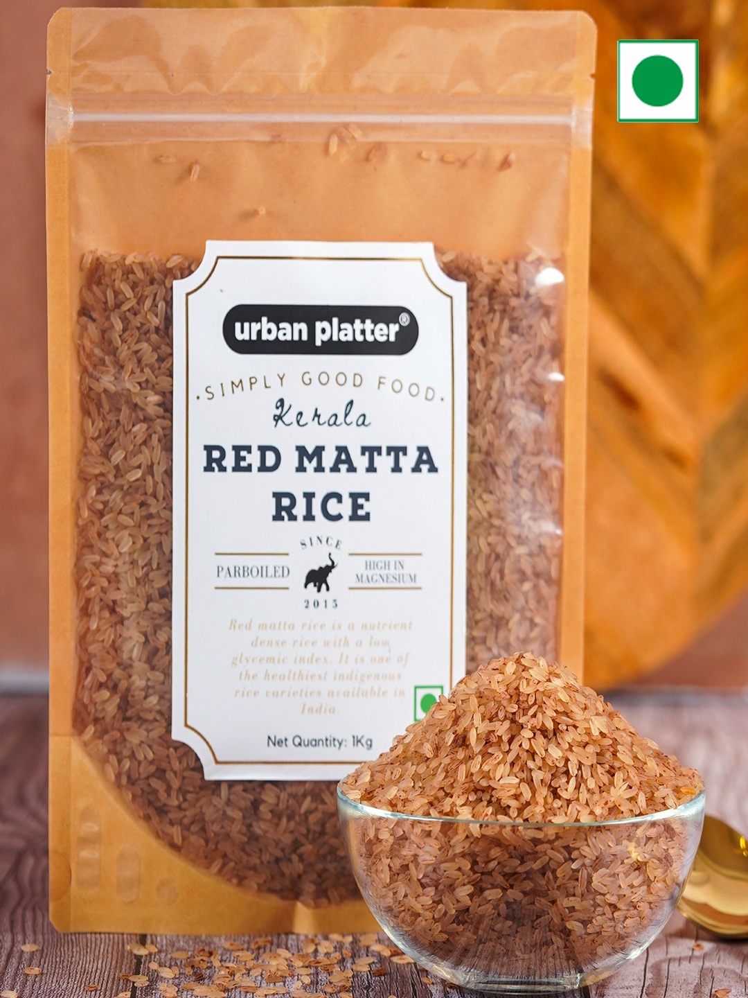 

URBAN PLATTER 1 kg Kerala Red Matta Rice