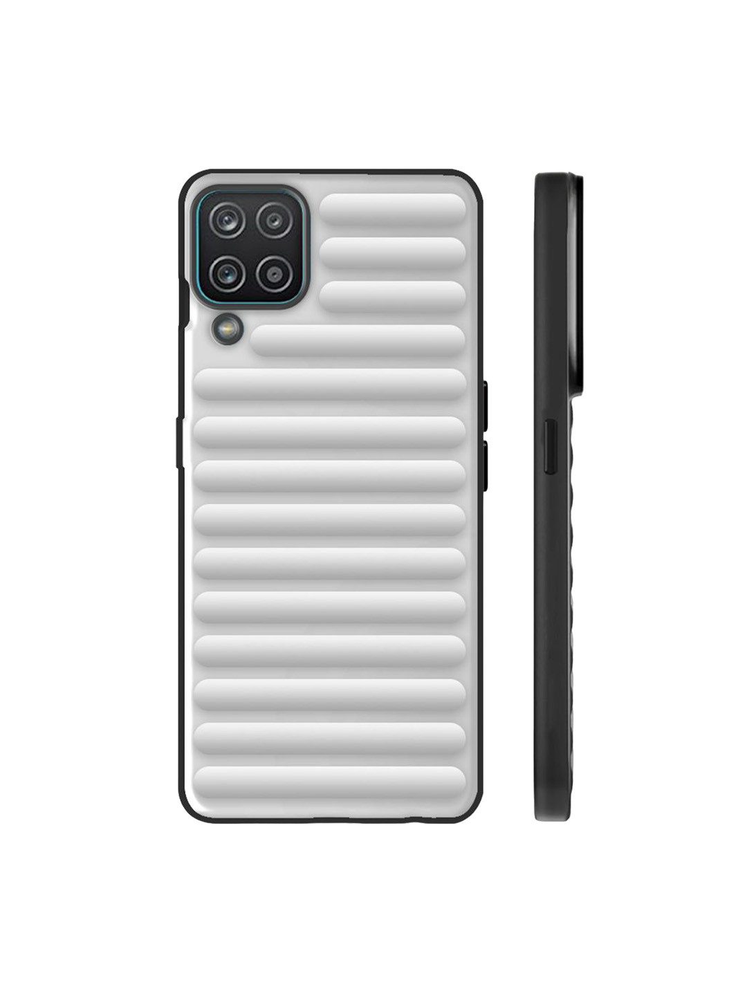 

Karwan Samsung Galaxy A12 Back Case Mobile Accessories, White