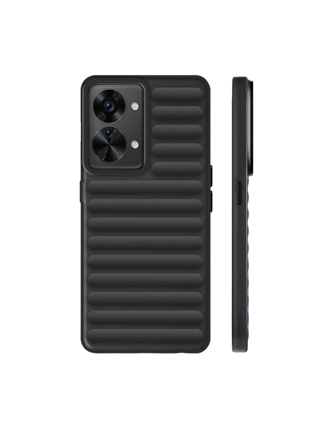 

Karwan Solid Scratch Resistant Oneplus Nord 2T Mobile Back Case, Black