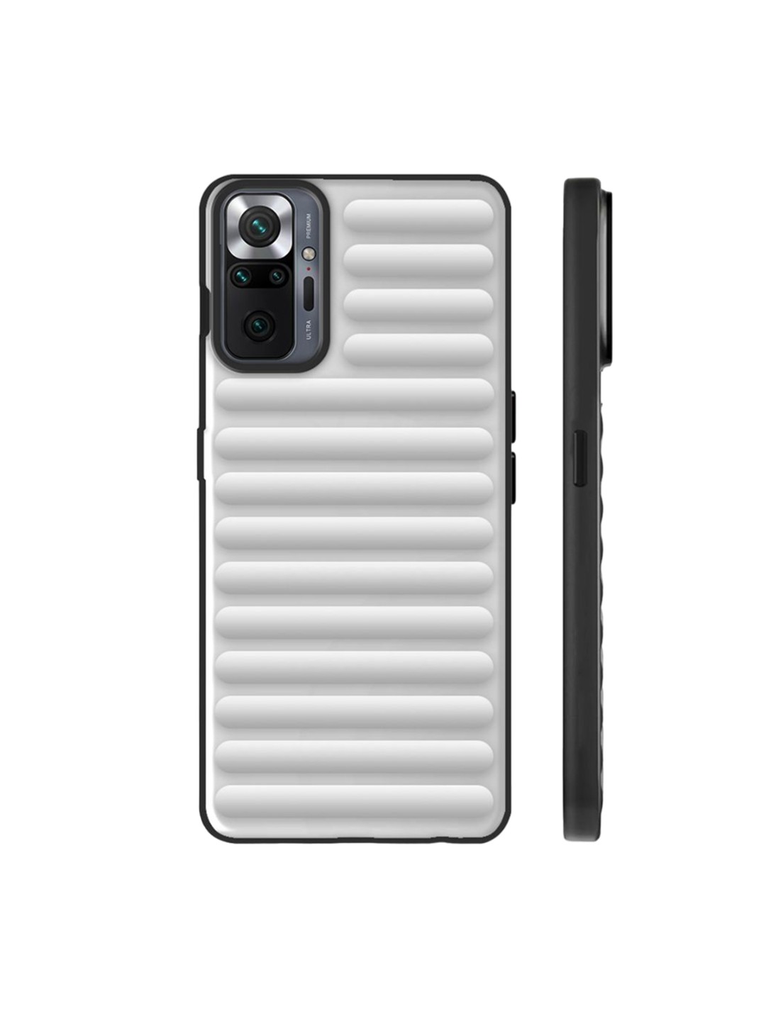 

Karwan Redmi Note 10 Pro max Back Case Mobile Accessories, White