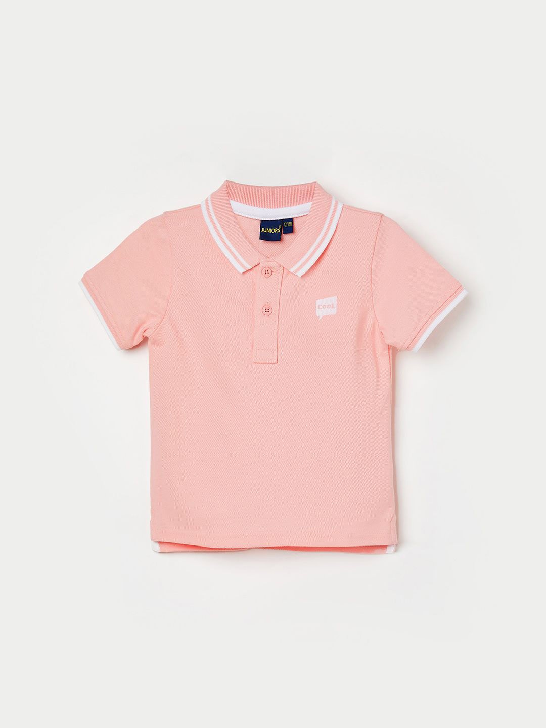 

Juniors by Lifestyle Boys Solid Polo Collar T-shirt, Pink