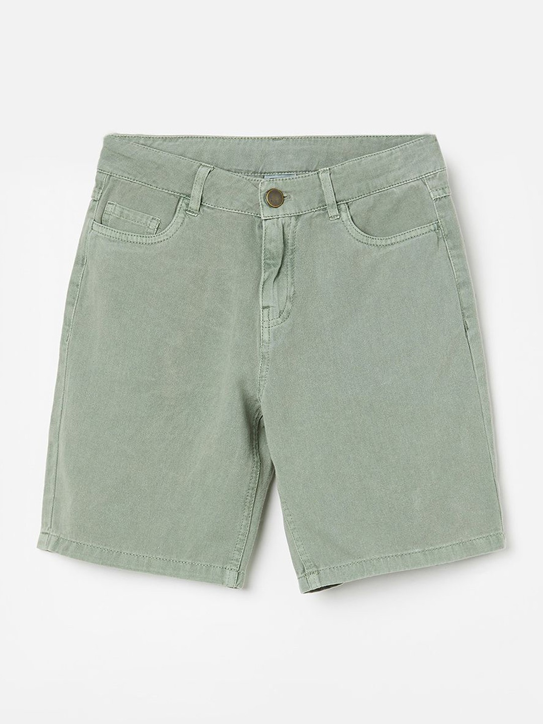

Fame Forever by Lifestyle Boys Mid-Rise Cotton Shorts, Olive