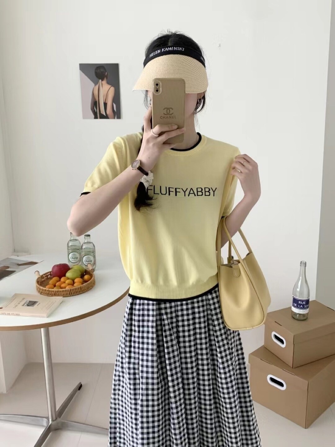 

StyleCast Round Neck Typography Printed Top, Yellow
