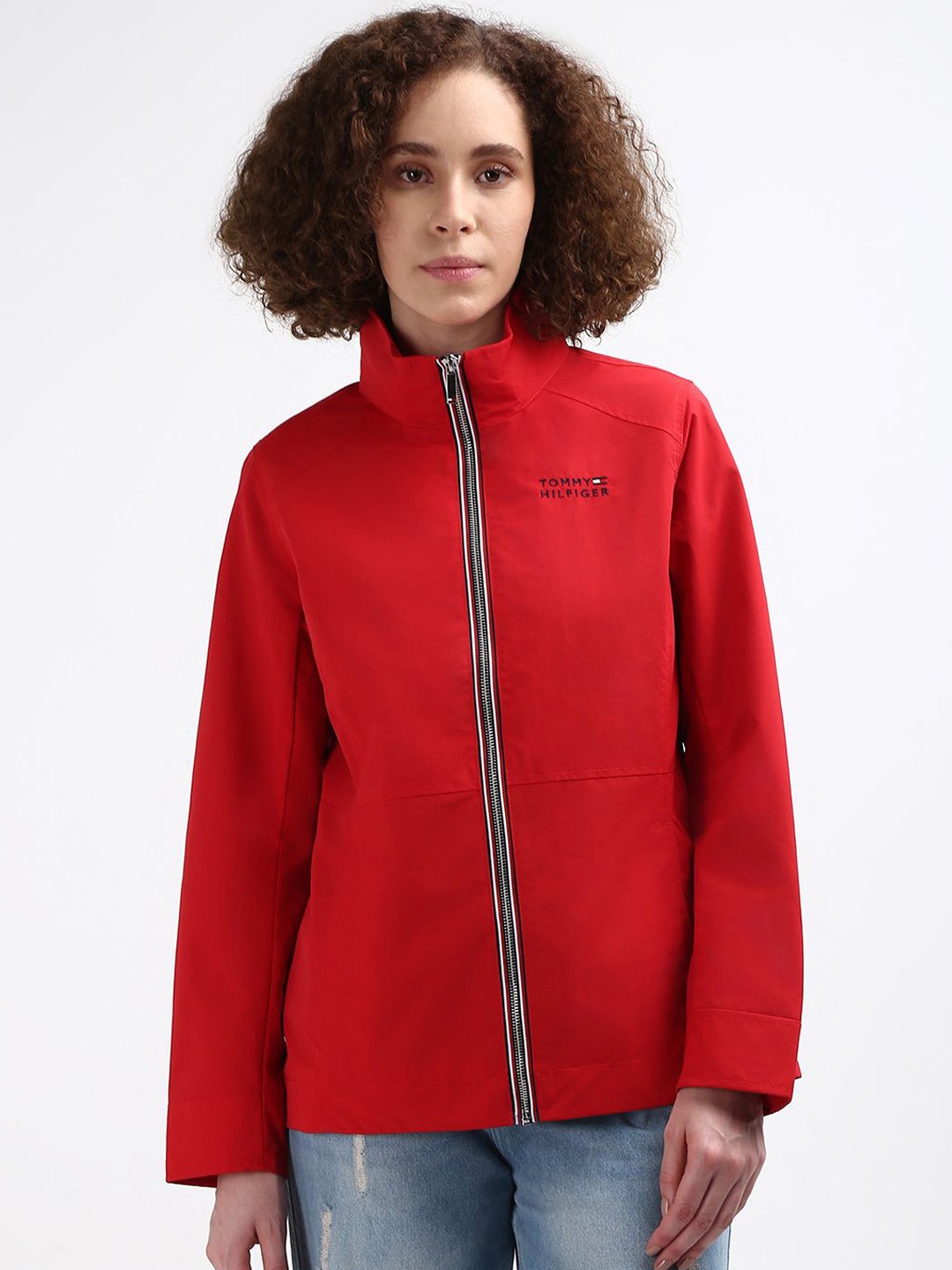 

Tommy Hilfiger Women Longline Tailored Jacket, Red