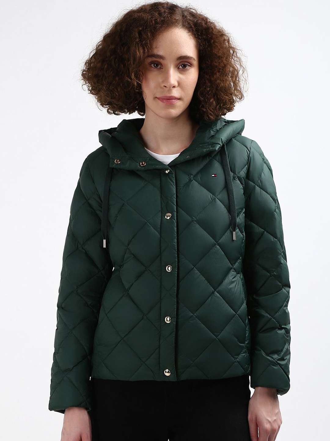 

Tommy Hilfiger Hooded Puffer Jacket, Green