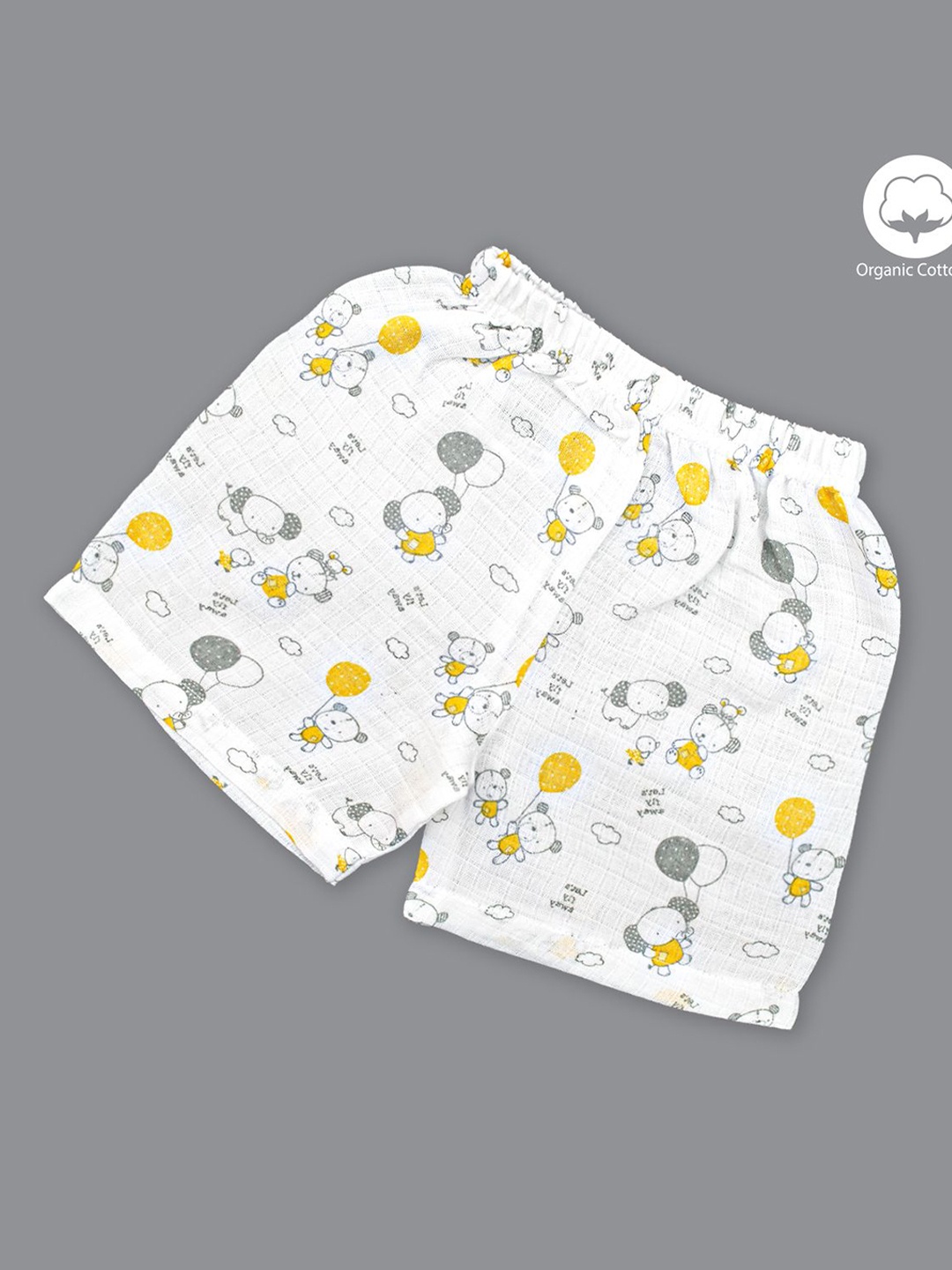 

Born Babies Unisex Kids Printed Shorts, Black