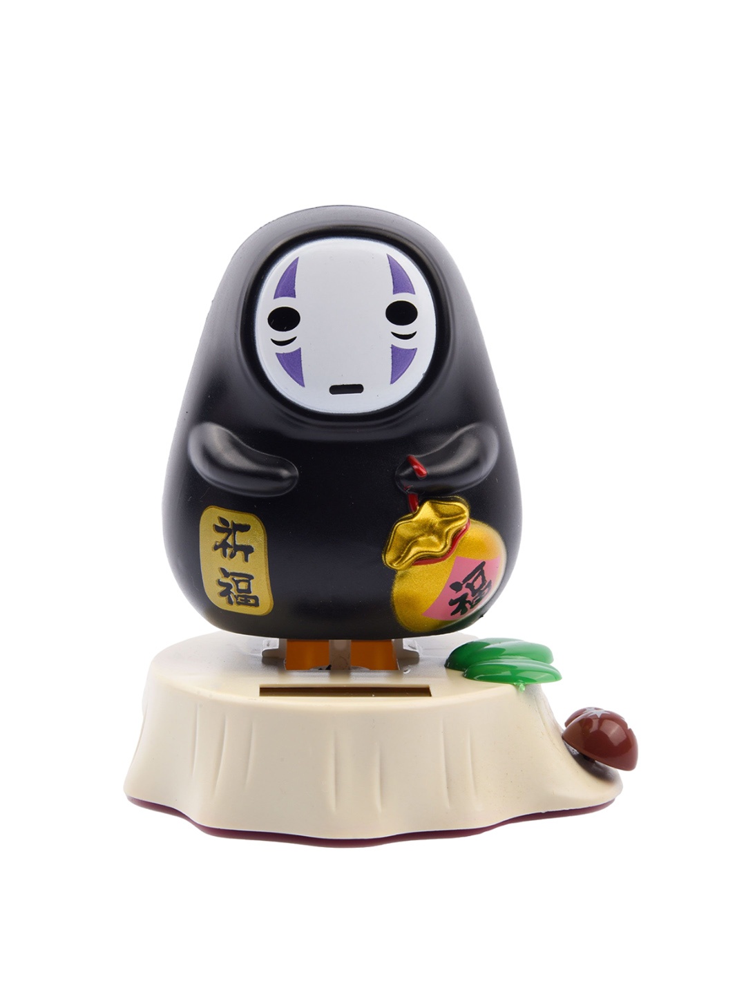 

COMICSENSE Anime Lonely Spirit Solar Bobblehead Figure, Black
