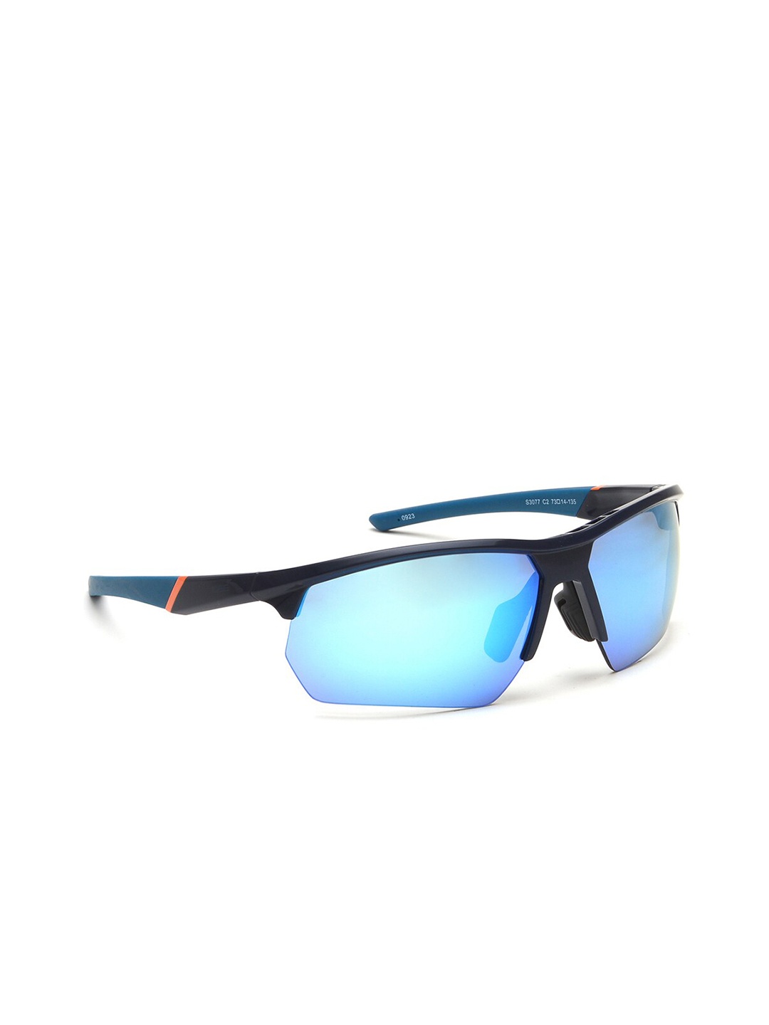 

IDEE Men Sports Sunglasses with UV Protected Lens IDS3077C2SG, Blue