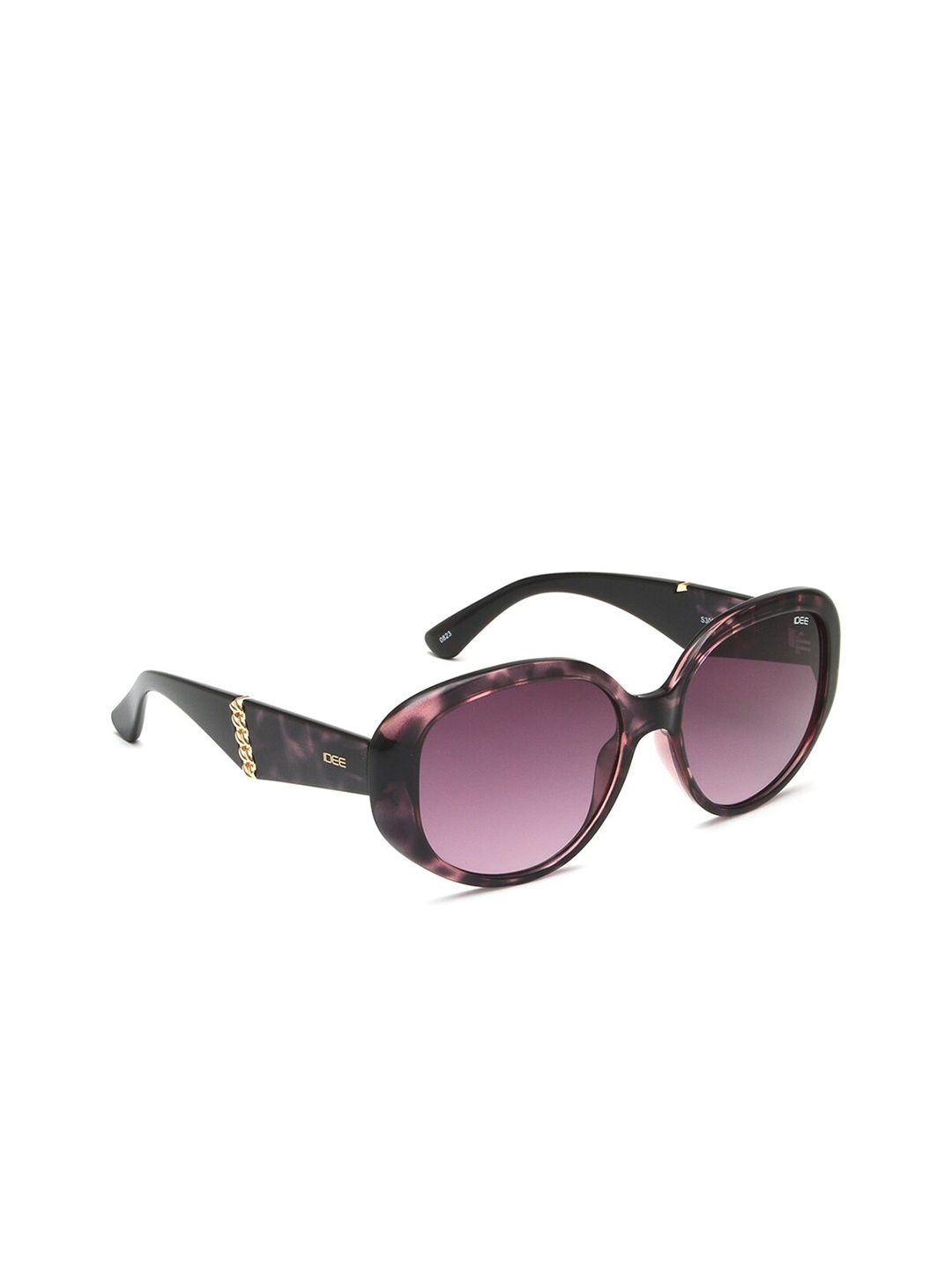 

IDEE Women Oval Sunglasses With UV Protected Lens IDS3058C2SG, Purple