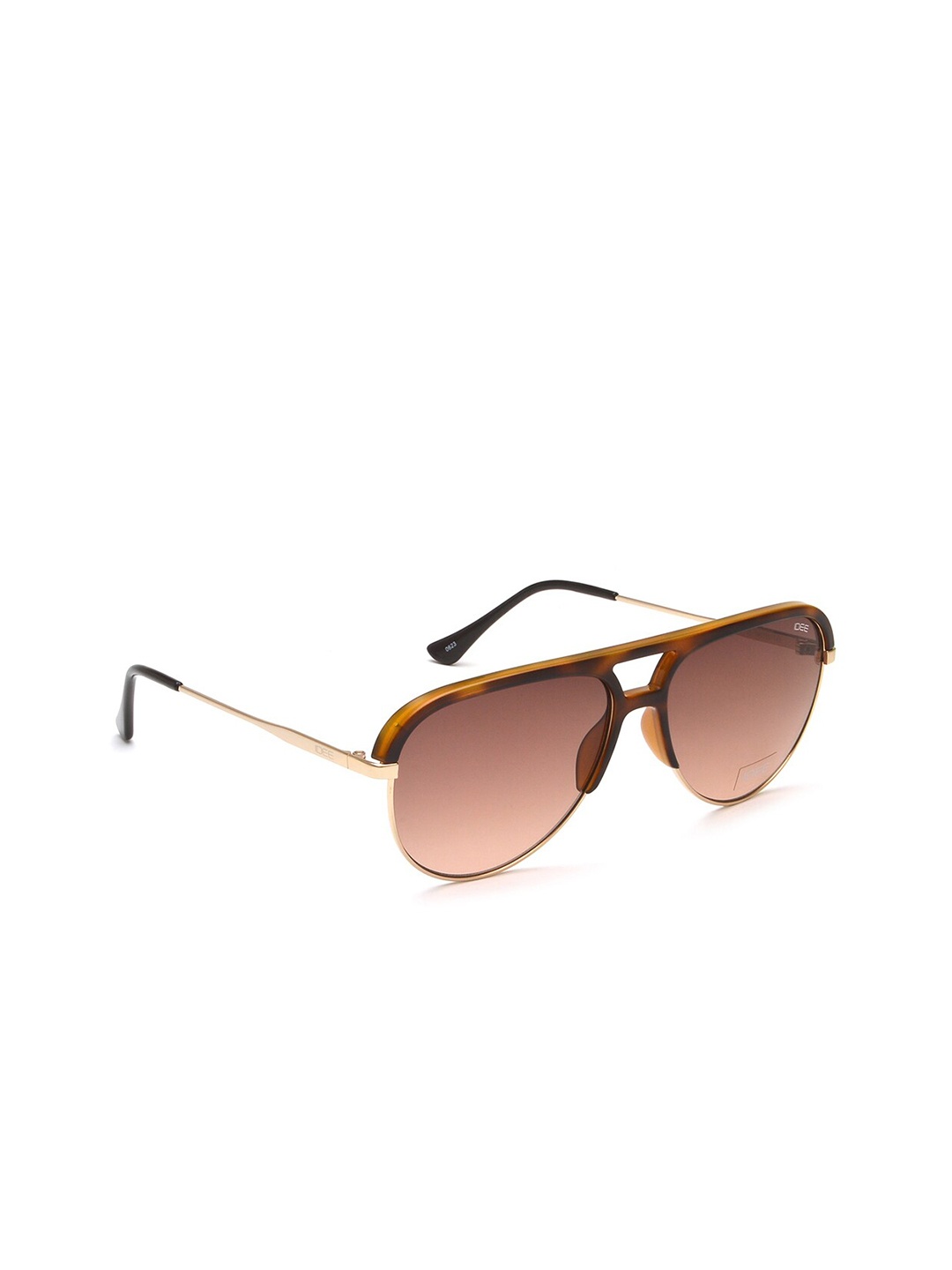 

IDEE Men Aviator Sunglasses with UV Protected Lens IDS3057C1SG, Brown