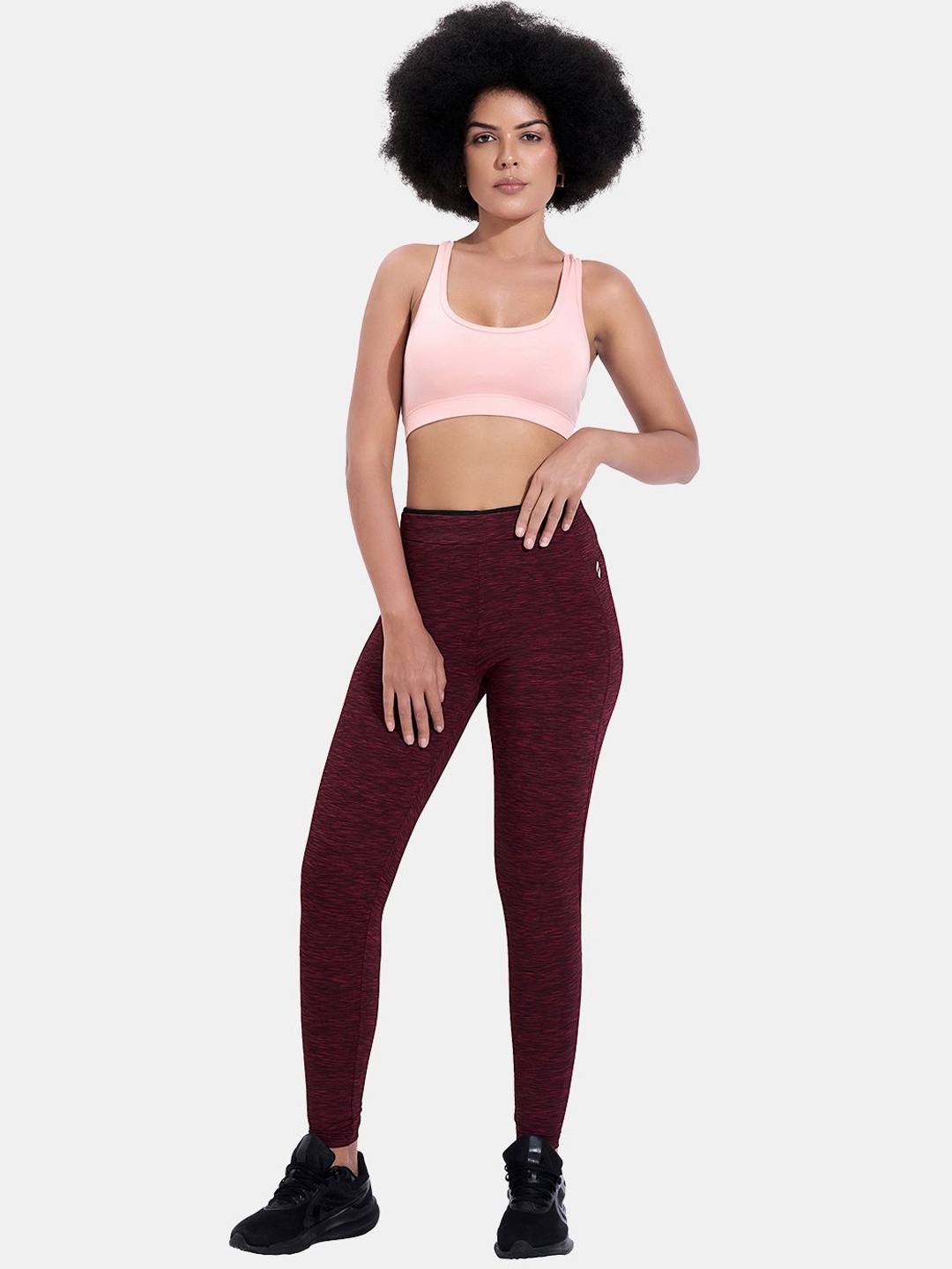 

MAROON Women Ankle-Length Gym Tight