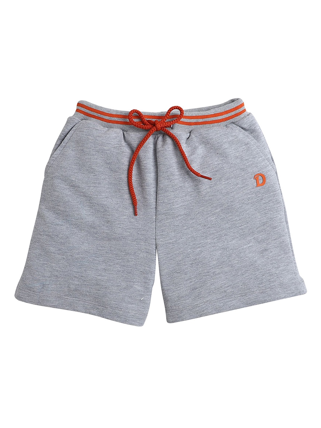 

BAESD Boys Mid-Rise Cotton Regular Shorts, Grey melange