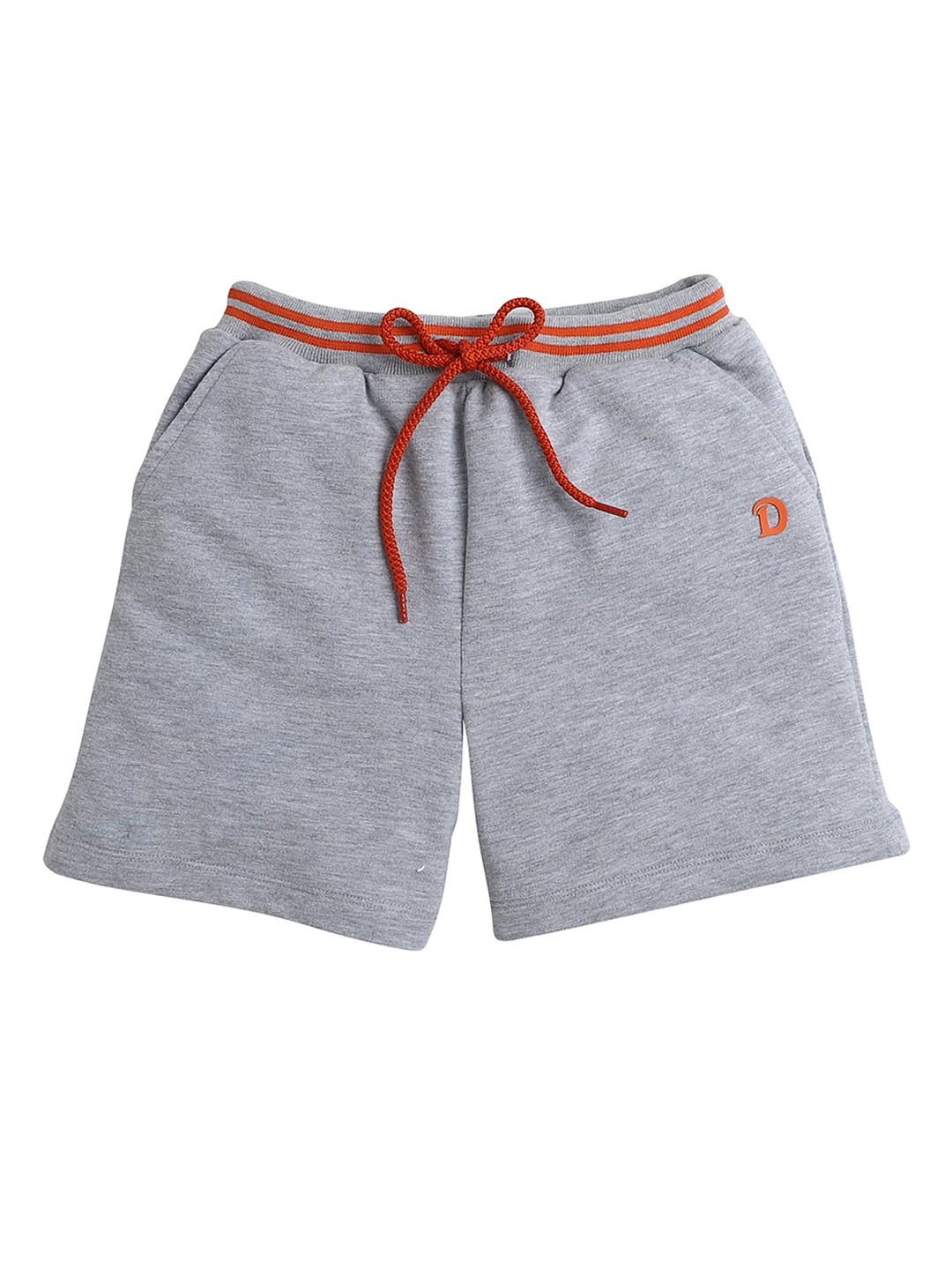 

BAESD Boys Mid-Rise Cotton Regular Shorts, Grey melange